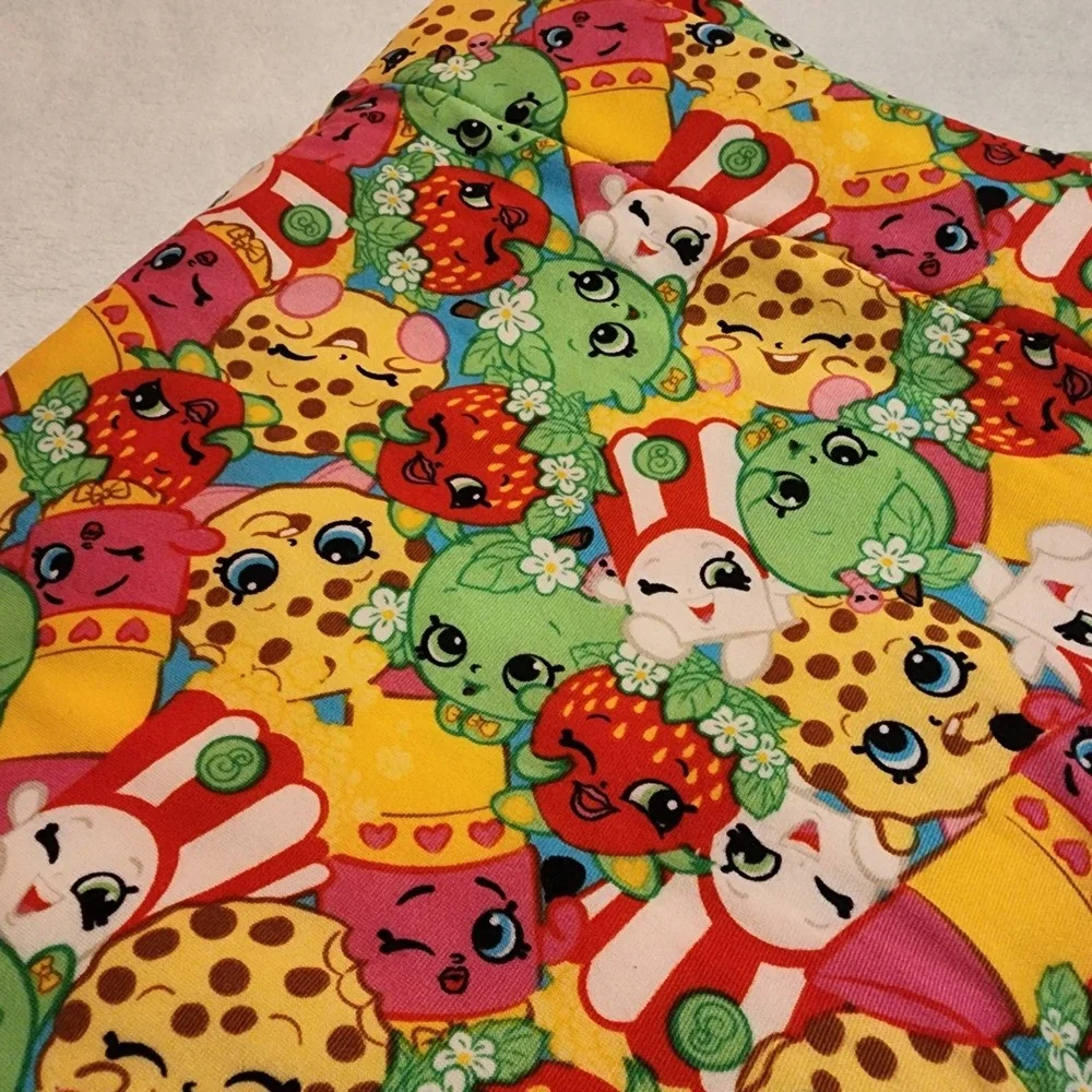 Hand Made Sewn SHOPKINS Crib Blanket Nursery‎ Play Mat Jersey Knit Super Soft
